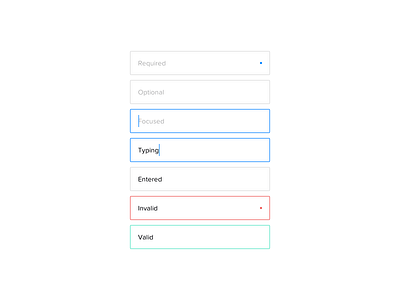 Input Experiments error field form framework guide icon input style success text ui ux