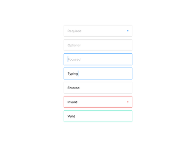 Input Experiments error field form framework guide icon input style success text ui ux