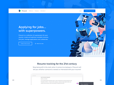 Presumi Landing Pages