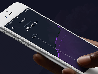 Spaceship Mobile Concept app finance fintech invest ios mobile purple signup space spaceship super superannuation