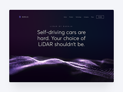 Baraja LiDAR Visualisations baraja car dark hero lidar light purple scanning spectrum trapcode video wavelength