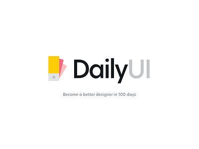DailyUI 052 - DailyUI Logo brand brand identity daily ui logo dailyui dailyui 052 logo palette pastel redesign simple swatch