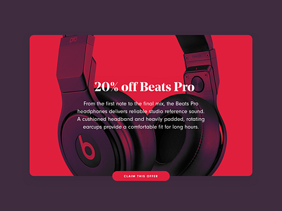 DailyUI 036 - Special Offer