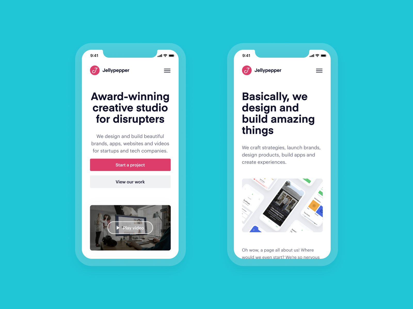 Jellypepper - Mobile by Hayden Bleasel for Jellypepper on Dribbble