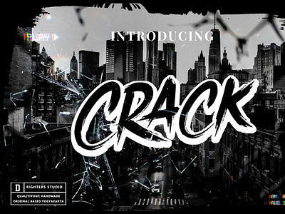 crack font by dansdesign