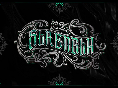 greenbull font by dansdesign black letter dansdesign design font illustration tattoo tattoo design tshirtdesign typography vector