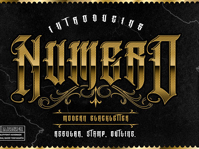 NUMERO FONT BY DANSDESIGN