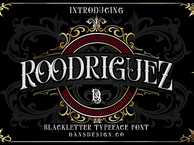 ROODRIGUES FONT BY DANSDESIGN