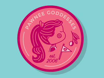 Pawnee Goddess badges goddesses knope leslie outdoors parks pawnee recreation