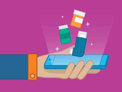 Savings at your fingertips! hand magic phone prescriptions savings