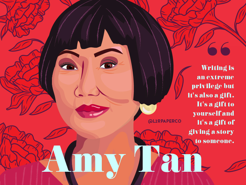 Amy Tan by Champa on Dribbble