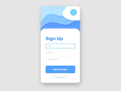 Mobile Sign-Up Concept