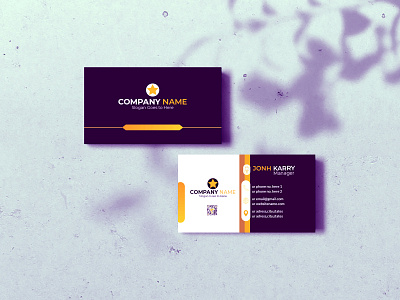 Corporate Business Card Design big sale brand branding business clean clear colorful corporate creative elegant gr code magnetic media modern offer personal print print ready print template publish
