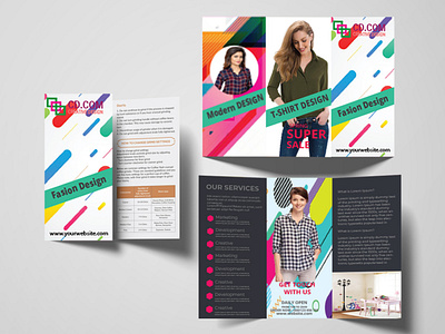 Business Trifold Brochure Design a4 banner banners blue brochure business card clean corporate design easy editable free font indd indesign infographics information letter magazine marketing