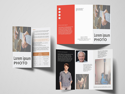 Corporate Trifold Brochure Design a4 banner banners blue brochure business card clean corporate design easy editable free font indd indesign infographics information letter magazine marketing