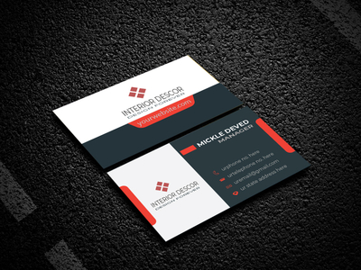 Corporate Business Card Design By Abdul Bari On Dribbble