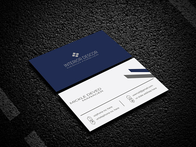 Corporate Business Card Design agency branding business business card corporate creative design modern multipurpose print ready