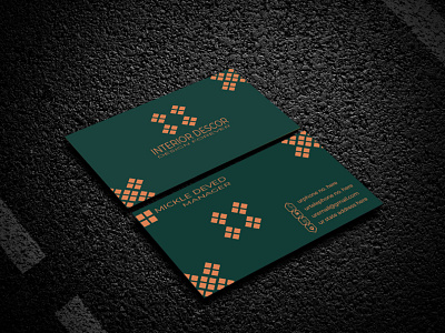 Corporate Business Card Design branding business business card card clean corporate creative design modern multipurpose print ready