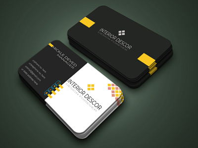 Corporate Business Card Design branding business business card card clean corporate creative modern multipurpose print ready