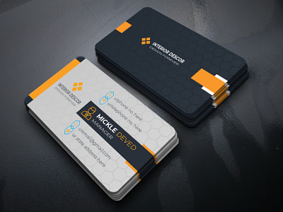 Corporate Business Card Design branding business business card card clean corporate creative design multipurpose print ready