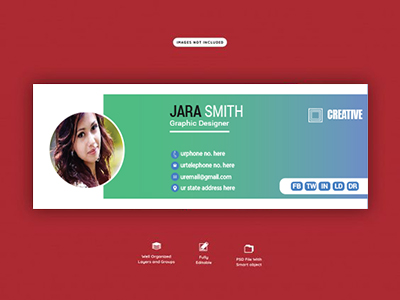 Email Signature Design by Abdul Bari on Dribbble