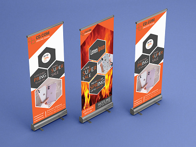 Roll Up Banner Design advertising banners booth business commercial communication design event exhibition fair