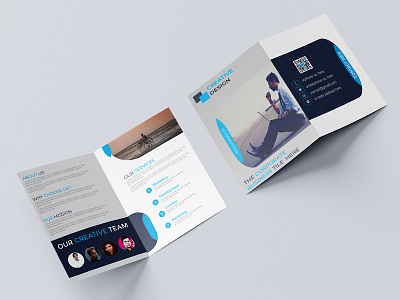 Corporate Bi Fold Brochure  Design