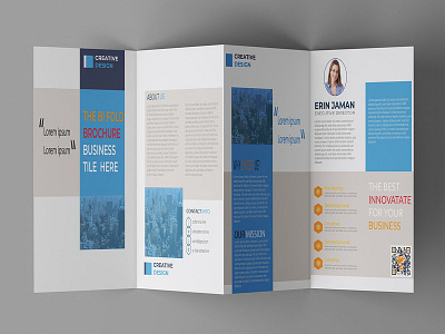 Corporate Bi Fold Brochure  Design