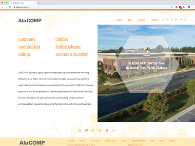 alacompins com design ui website
