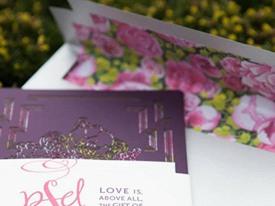 Rockefeller Invitation edge painting envelope illustration insert invitation laser cut letterpress wedding