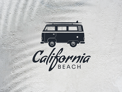 Retro Beach Logo