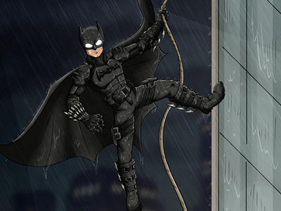 Batman 😎 art batman cartoon character draw drawing illustration illustrator logos mascot
