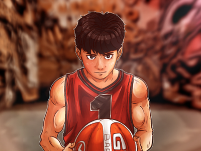 Basketboy anime animeart character mascot