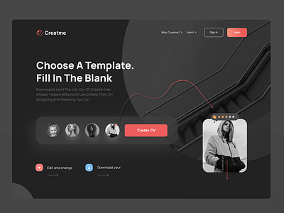 Creatme-Cv Creation Web Design