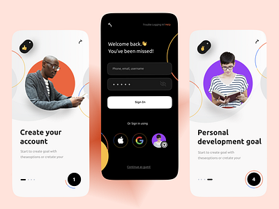 Goal App - Mobile by Mehmet Özsoy on Dribbble