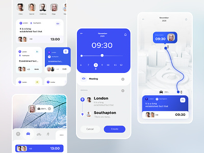 Calender Appointment Ui Kit (freebies XD v.) app app design appointment appointments calendar app calendar ui free freebie freebies freelance fresh map maps markers mobile product design ui ui free ui freestyle ux