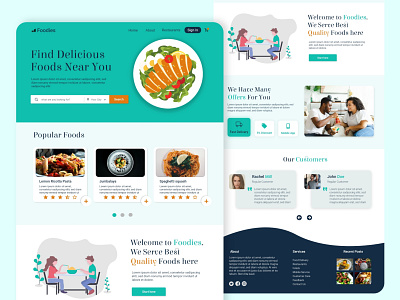 Food Ordering Website Design