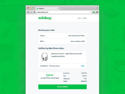 Purchasing with Wikibuy