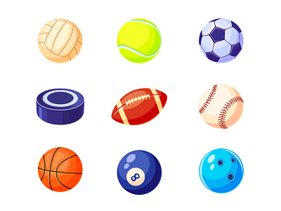 Sport balls balls basketball cartoon illustration sport vector