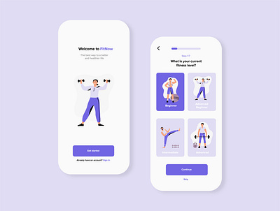 Health and Fitness App 2d 3d abstract adobe illustrator adobe xd animation app art branding design graphic design illustration logo motion graphics ui ux website