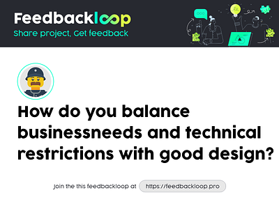 Business & Design balance business design feedbackloop