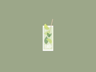 Mojito Icon cocktail design icon illustration mojito