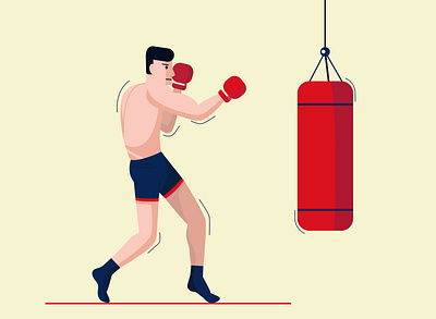 human sport boxer sportsman athlete art athlete boxer flat graphic design human illustration illustrator man sport sportsman vector