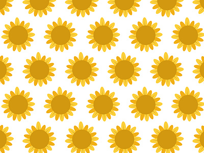 sunflower pattern print flowers summer