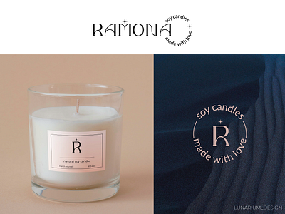 Ramona Candle - Logo for Handmade Candle Maker