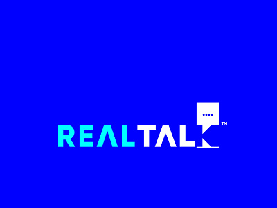 REAL TALK branding design flat illustration logo logo design logo design concept logo mark logodesign logotype