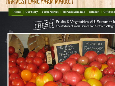 Farmers Market Website Redesign