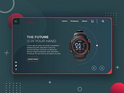 Watch Shop Website UI Design Concept