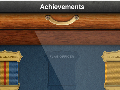 The Civil War Today - Achievement Box 1 ios ipad mobile ui user interface