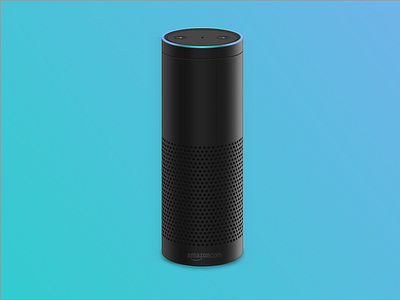 Amazon Echo ai alexa amazon design device echo icon illustration sketch sketch 3 visual design voice